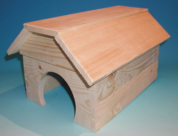 Domek celodřevěný králík 31 x 22 x16 cm