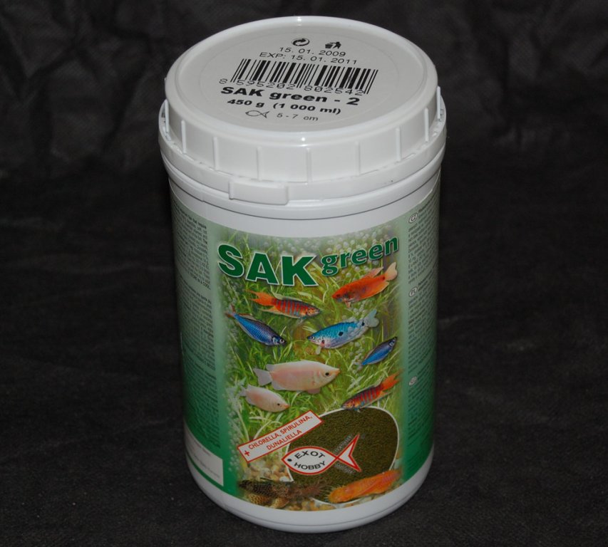 SAK green 1kg velikost 0 0,4-0,6 mm 2 - 3 cm