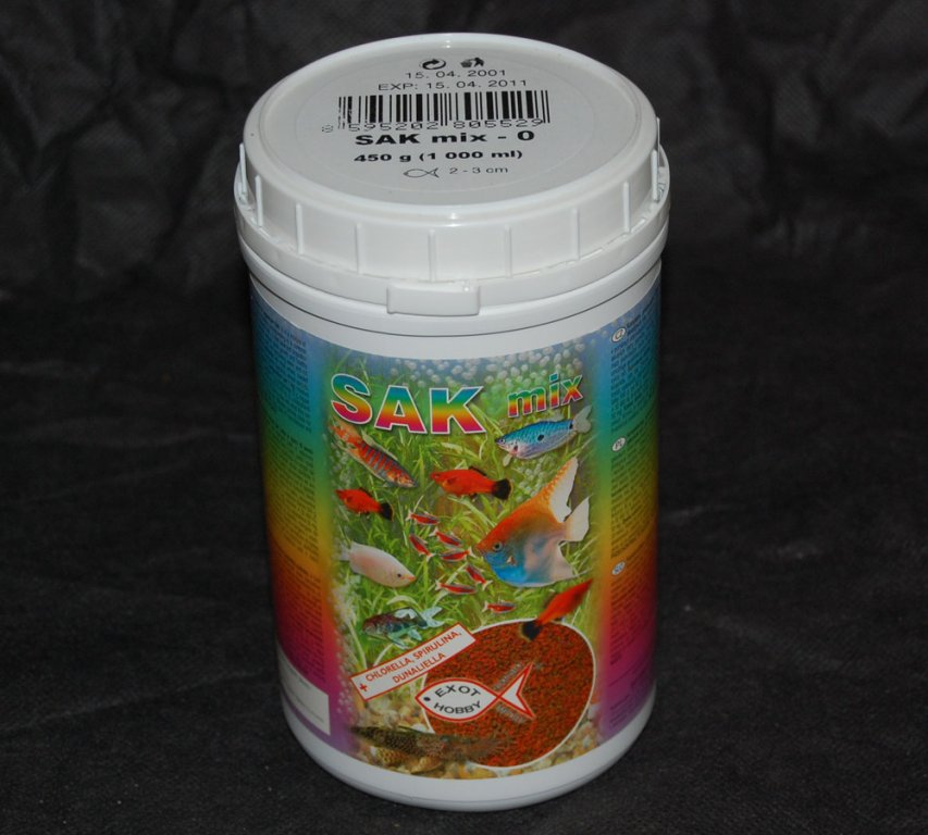 SAK mix 1kg velikost 3 1,5-2,2 mm 7 - 13 cm 