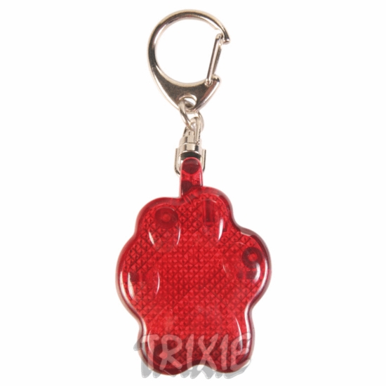Svítící přívěsek pro psy 4,5 x 3,5 cm červený TRIXIE
