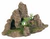 Dekorace skála + jeskyň a rostliny 22cm