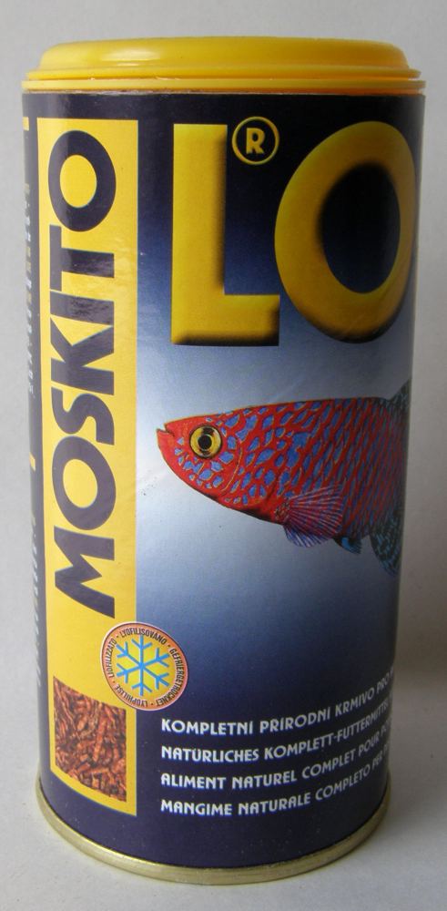 LON MOSKITO lyofilisované krmivo- červené komáří larvy 250ml