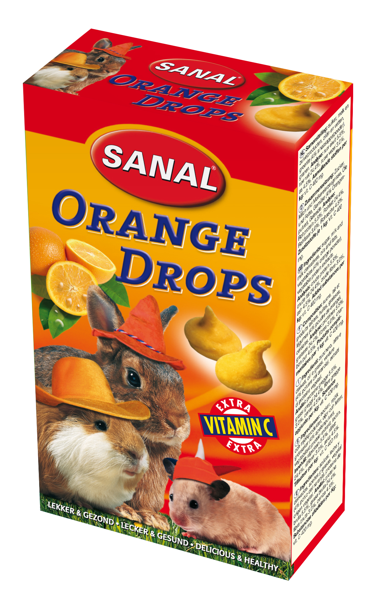 SANAL ORANGE vitamínový drops s pomerančem 45 g