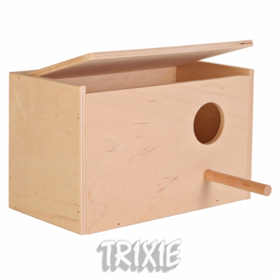 Hnízdící budka pro andulky 21x13x12 cm