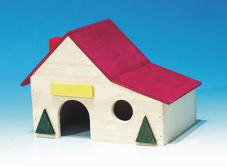 Domek s přístavbou 18 x 12 x 12 cm