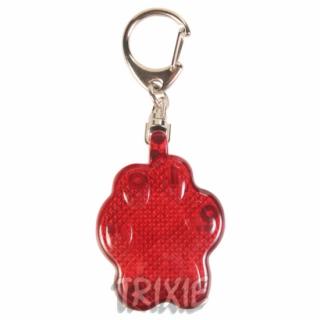Svítící přívěsek pro psy 4,5 x 3,5 cm červený TRIXIE