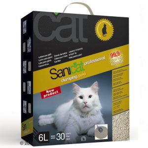 SANICAT Ultra Gold Professional - hrudkující kočkolit  6 L/5,04 kg