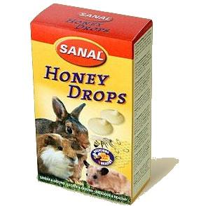 SANAL HONEY drops s medem 45 g