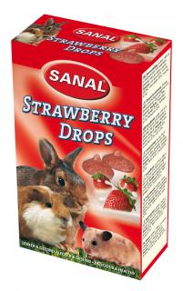 SANAL STRAWBERRY vitamínový jahodový drops 45 g