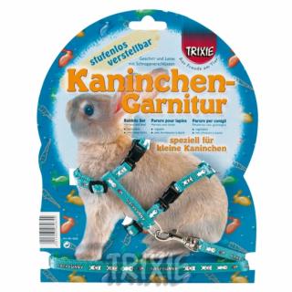 Postroj pro králíky s motivem BABY BUNNY 20-33 cm/8 mm