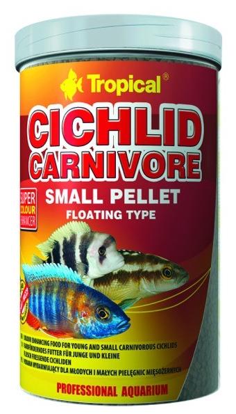 Tropical Cichlid Carnivore Small Pellet 1000ml