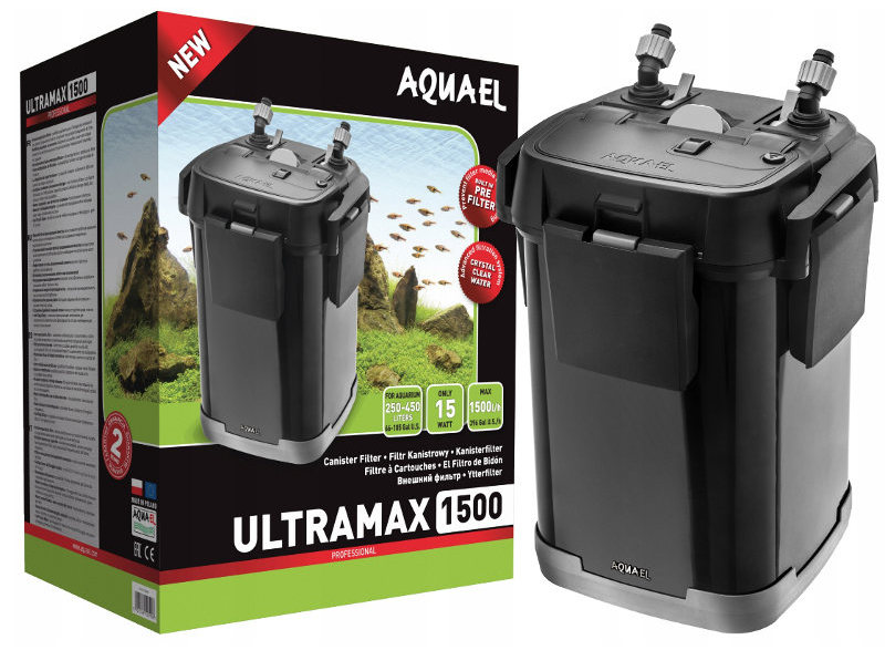 Vnější akvarijní filtr Aquael Ultramax 1500