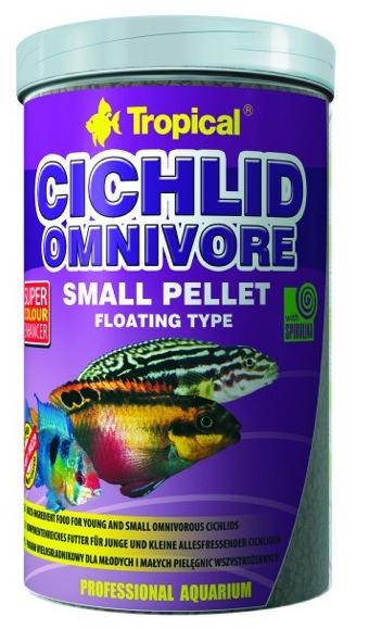 Tropical Cichlid Omnivore Small Pellet 250ml