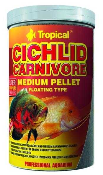 Tropical Cichlid Carnivore Medium Pellet 500ml