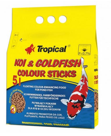 TROPICAL KOI & GOLDFISH COLOUR sticks 5l