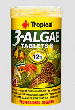 TROPICAL 3-Algae Tablets B 50ml - cca. 200ks