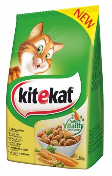 KITEKAT Kuřecí+Zelenina 1,8kg