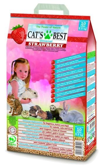 Cat´s Best UNIVERSAL STRAWBERRY 10 L, 5,5 kg