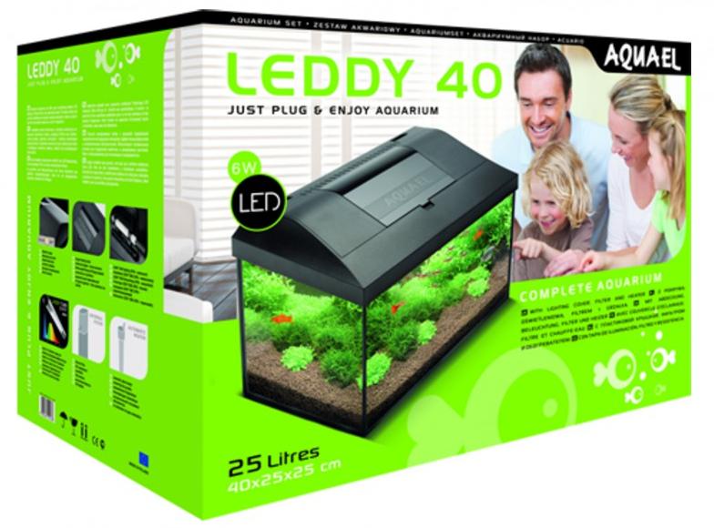 Aquael Akvarijní set Leddy 40 černý