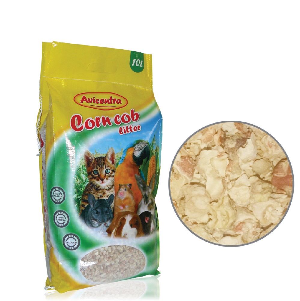 Kukuřičná podestýlka 10l hrubá