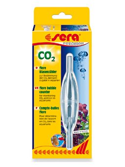 sera flore CO2 počítadlo bublin