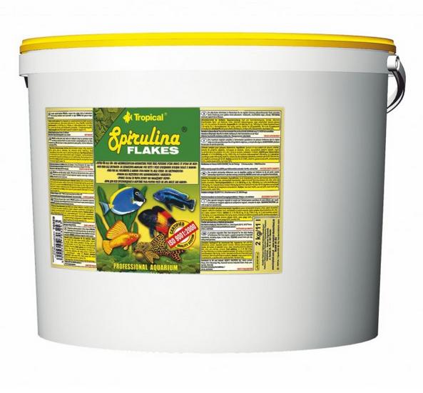 TROPICAL Spirulina Flakes 11l vědro
