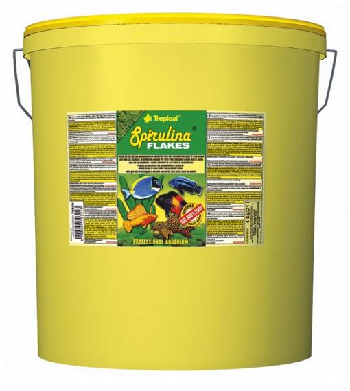 TROPICAL Spirulina Flakes 21l vědro