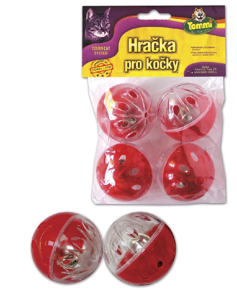 Míček Duoball TOMMI 4,5 cm - 4 ks/bal.