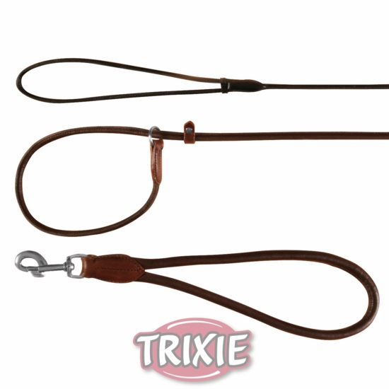 Kožené vodítko krátké 40cm/13mm (M-XL)