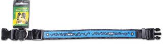 Obojek Ethnic modrý S 2 x 35 - 50 cm