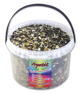 Apetit - malý a střední papoušek kbelík 3 l (1700 g)
